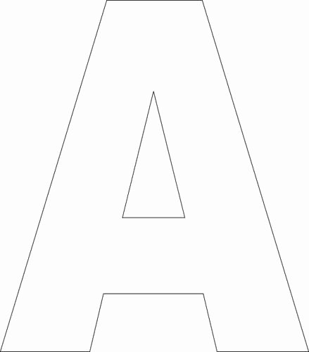Free Printable Block Letters Awesome Free Printable Upper Case Alphabet Template