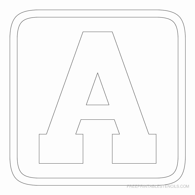 Free Printable Block Letters Beautiful Free Printable Alphabet Stencils