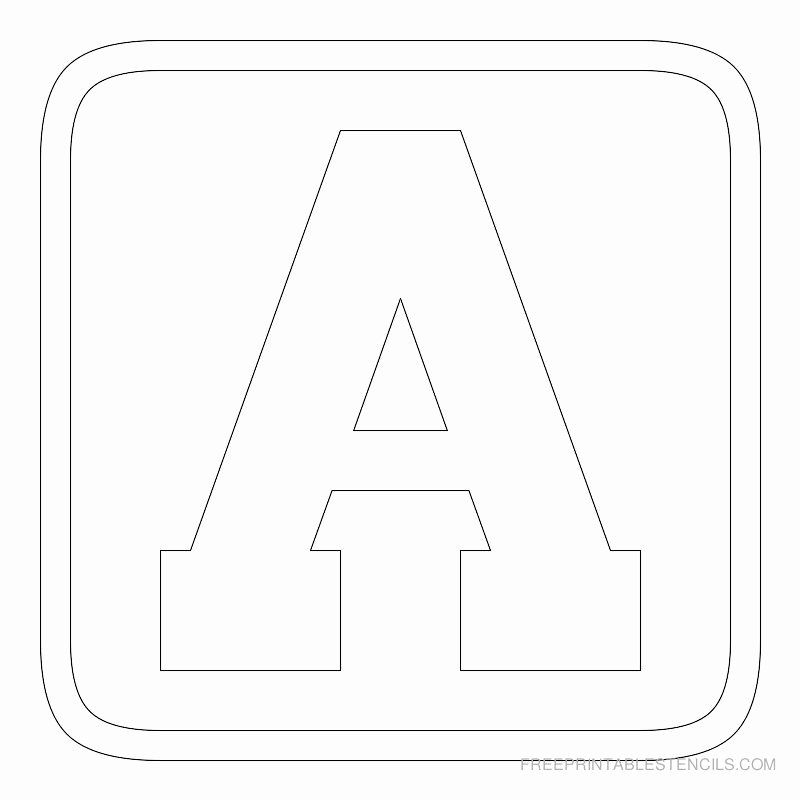 Free Printable Block Letters Beautiful Free Printable Alphabet Stencils