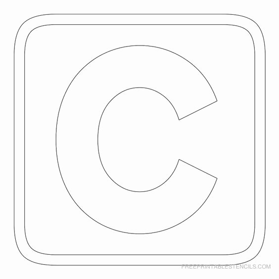 Free Printable Block Letters Elegant Letter Stencils Stencils and Letters On Pinterest