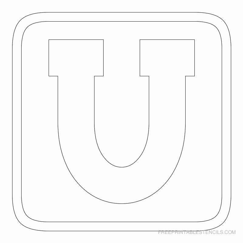 Free Printable Block Letters Unique Printable Block Letter Stencils