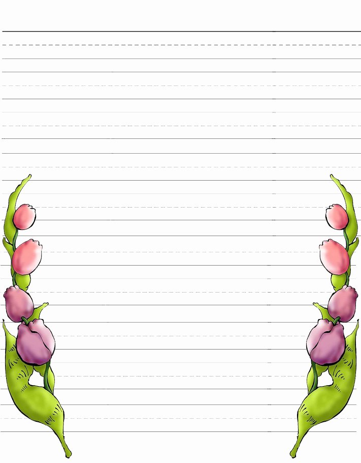 Free Printable Border Designs for Paper Best Of Writing Paper with Borders Printable original