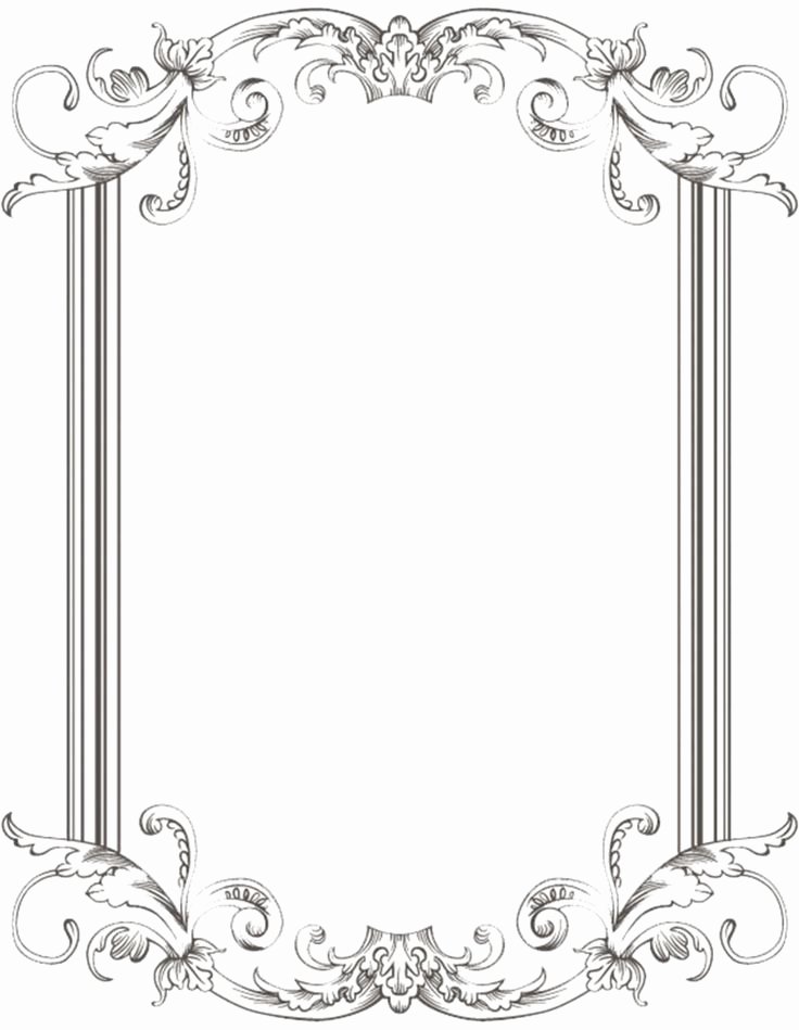 Free Printable Border Designs for Paper Inspirational 25 Best Ideas About Vintage Borders On Pinterest
