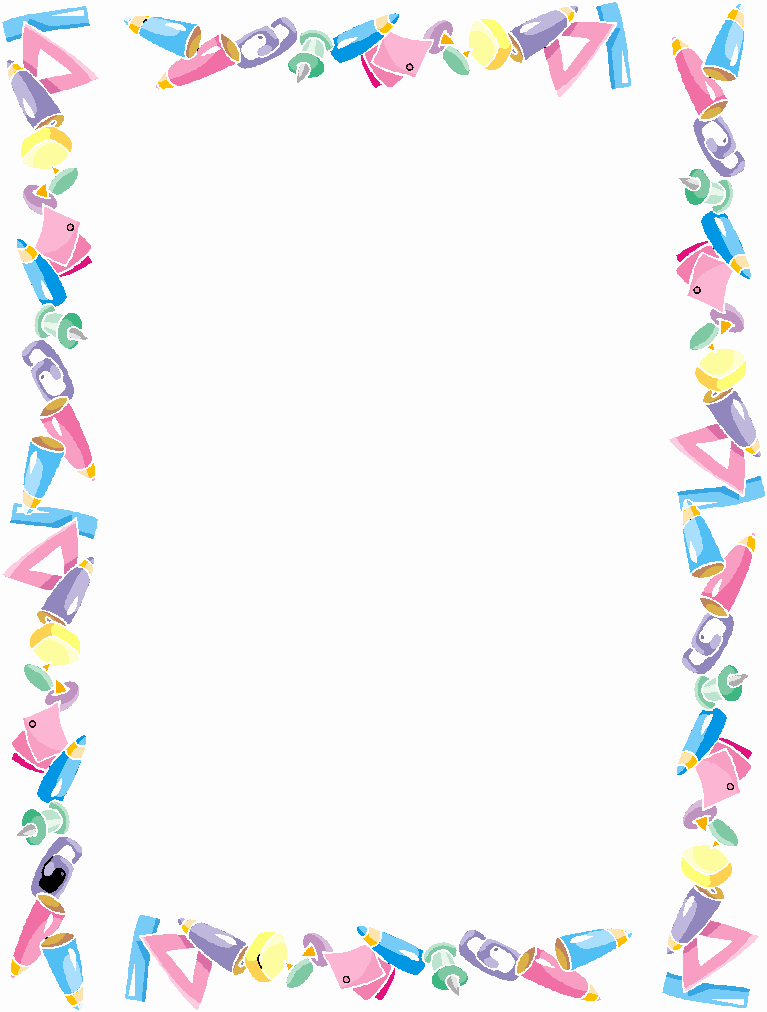 Free Printable Border Designs for Paper Unique Printable School Borders Clipart Best