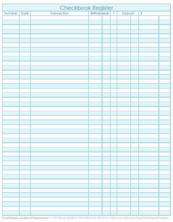 Free Printable Checks Template Awesome Best 20 Check Register Ideas On Pinterest