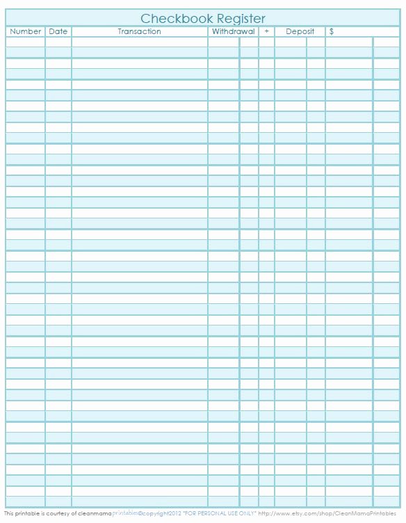 Free Printable Checks Template Awesome Best 20 Check Register Ideas On Pinterest
