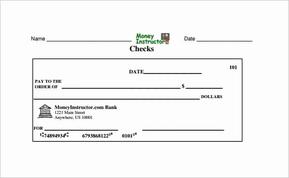 Free Printable Checks Template Awesome Blank Check Template Word Document Templates Resume