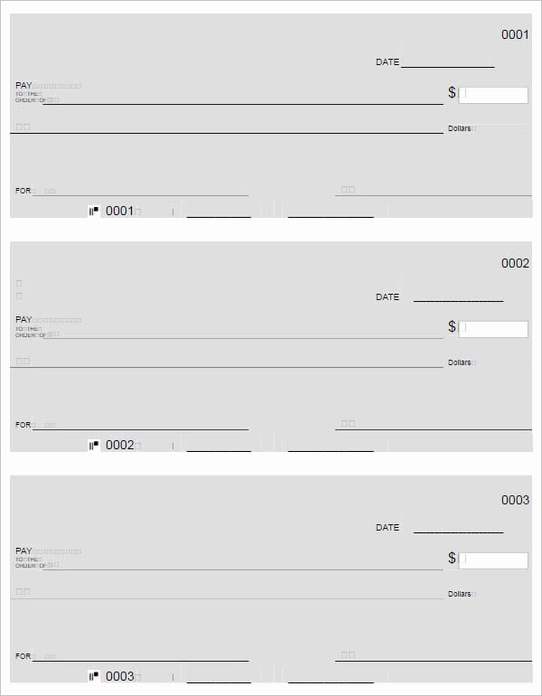 Free Printable Checks Template Elegant 43 Cheque Templates Free Word Excel Psd Pdf formats