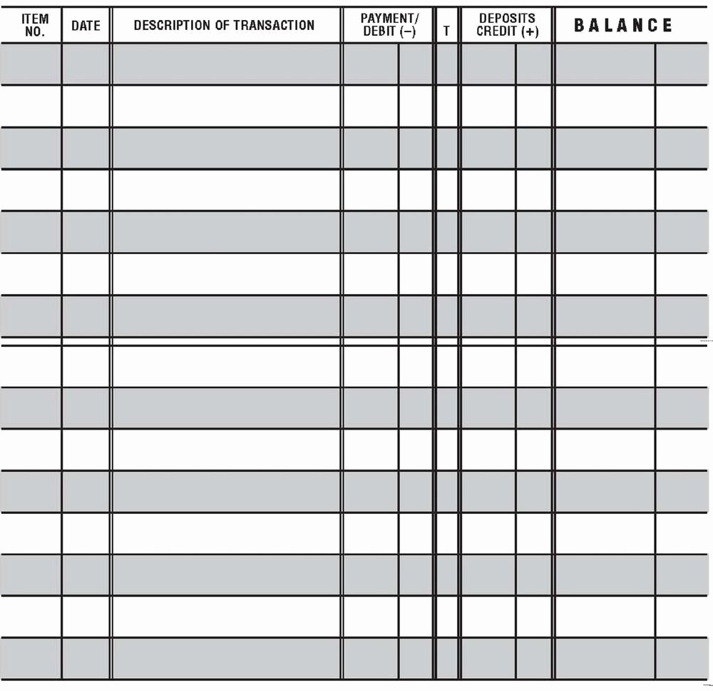 Free Printable Checks Template Fresh 12 Easy to Read Checkbook Transaction Register Large Print