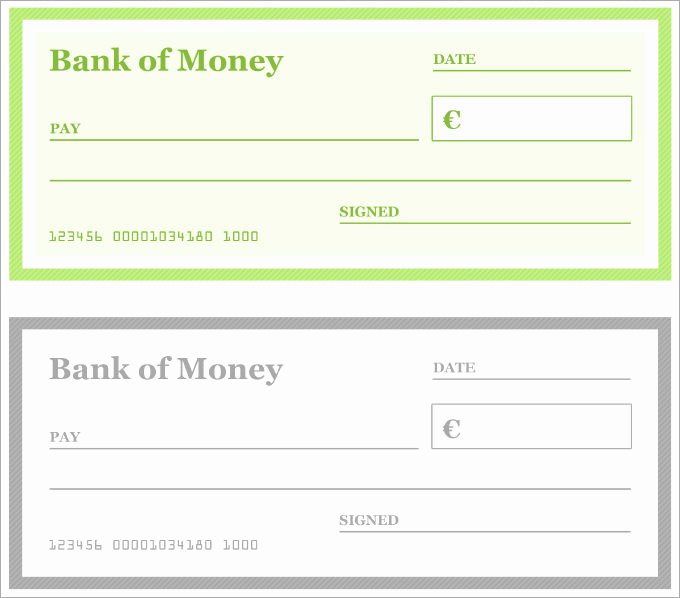 Free Printable Checks Template New Blank Checks Pdf