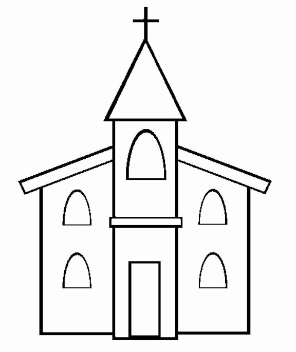 Free Printable Church Bulletin Templates Best Of Church Coloring Page