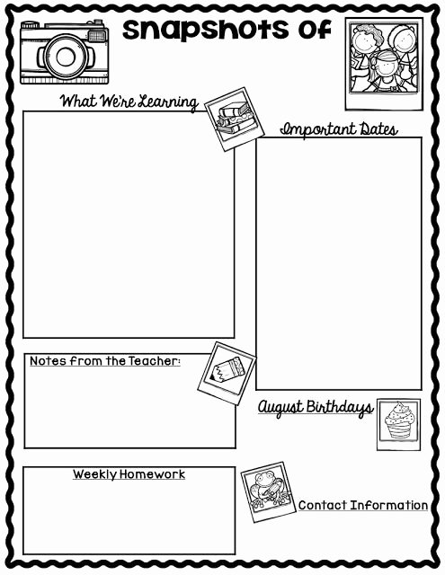 Free Printable Classroom Newsletter Templates Elegant Free Monthly Calendars and Newsletter Templates Finally