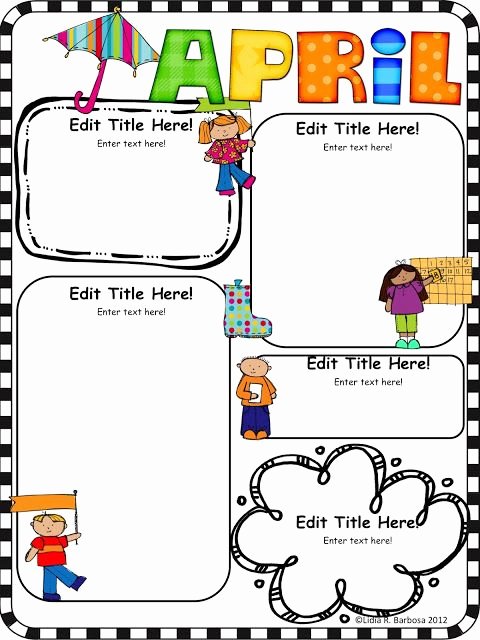 Free Printable Classroom Newsletter Templates Fresh Kinder Alphabet the Kissing Hand and Editable Newsletters