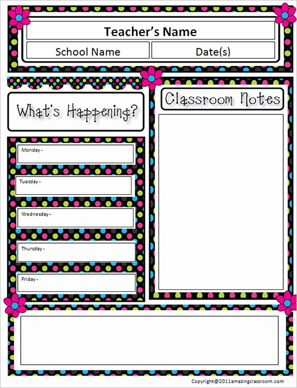 Free Printable Classroom Newsletter Templates Lovely 9 Awesome Classroom Newsletter Templates &amp; Designs