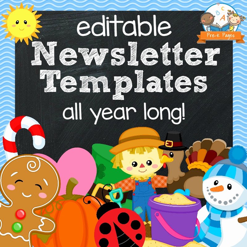 Free Printable Classroom Newsletter Templates Luxury Classroom Newsletters Pre K Pages