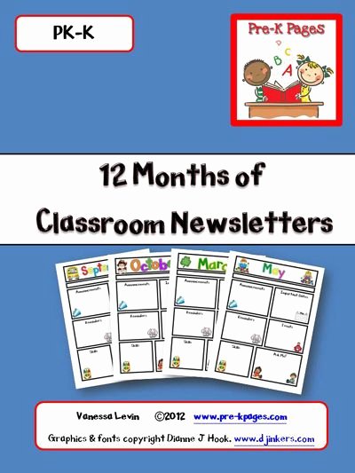 Free Printable Classroom Newsletter Templates Unique Classroom Newsletters