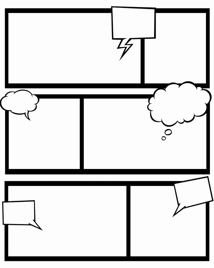 Free Printable Comic Strip Template Beautiful Free Printable Superhero Ic Book Templates and This