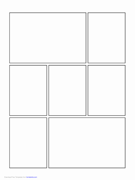 Free Printable Comic Strip Template Inspirational Ic Page Templates Letter Examples Free Strip Printable