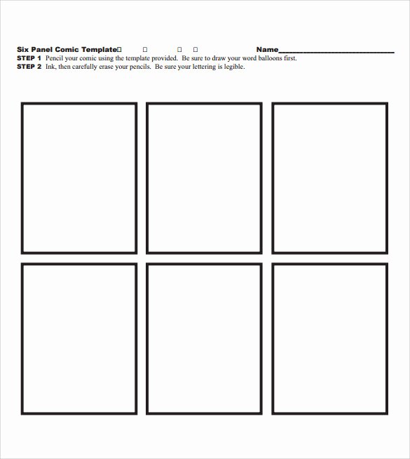 Free Printable Comic Strip Template Lovely 11 Ic Templates for Free Download