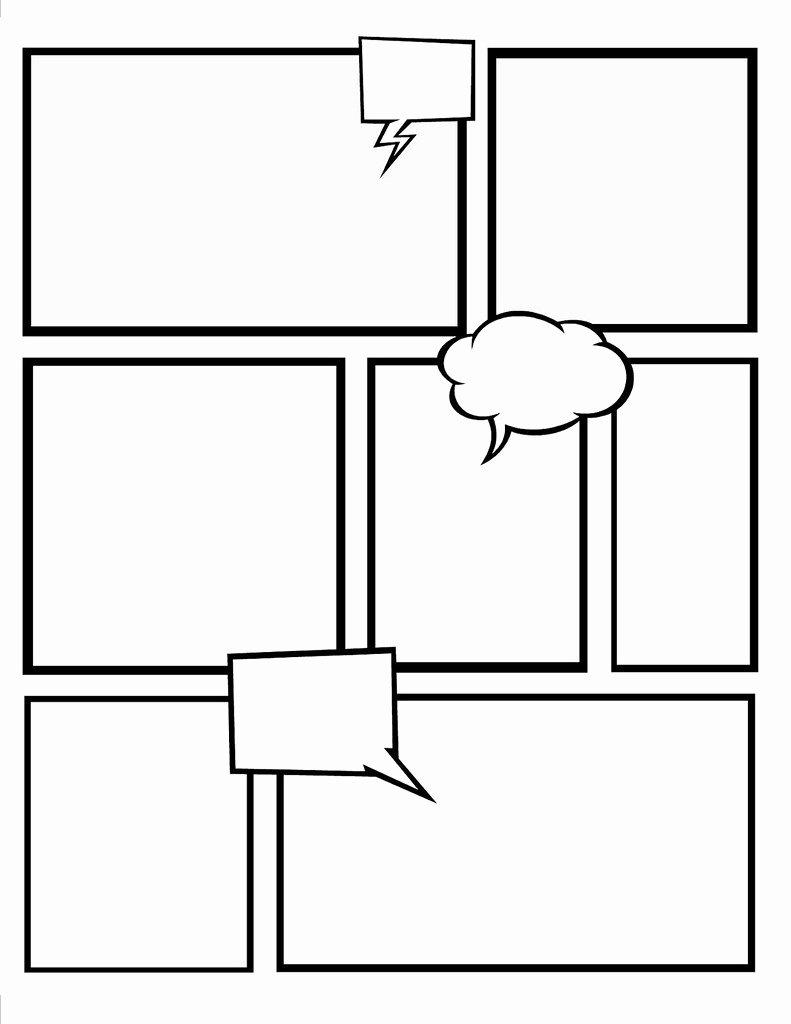 Free Printable Comic Strip Template New Ic Book Template