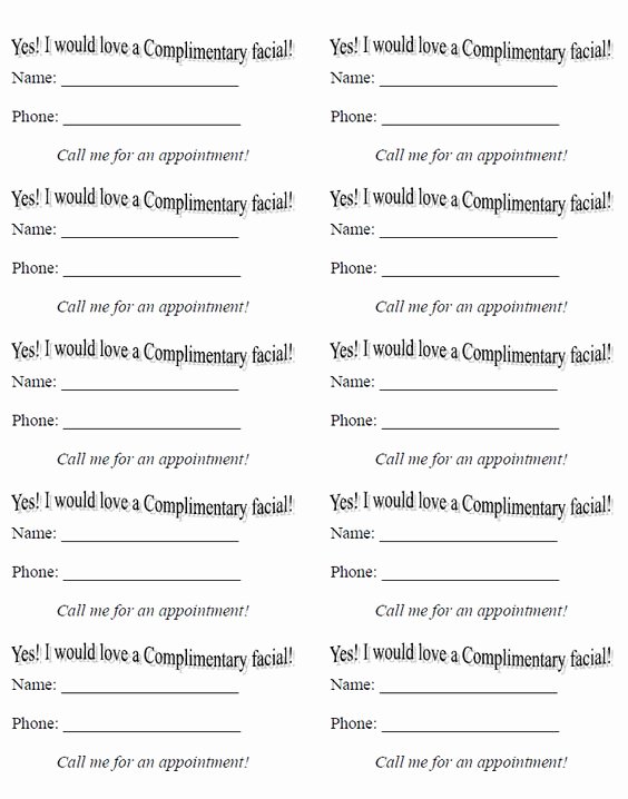 Free Printable Contest Entry form Template Awesome Mary Kay Drawing Slips Template Mary Kay