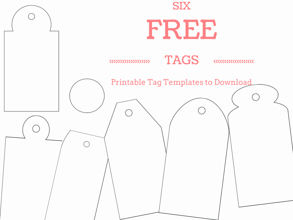 Free Printable Dog Tag Template Awesome 6 Free Printable Gift Tag Templates