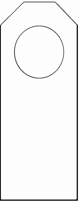 Free Printable Door Hanger Template Lovely Door Hanger Template Free Kids Crafts