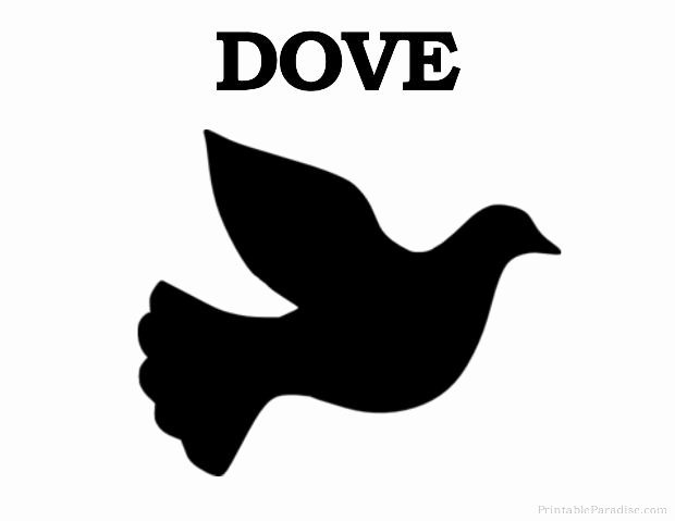 Free Printable Dove Template Awesome Printable Dove Silhouette Print Free Dove Silhouette