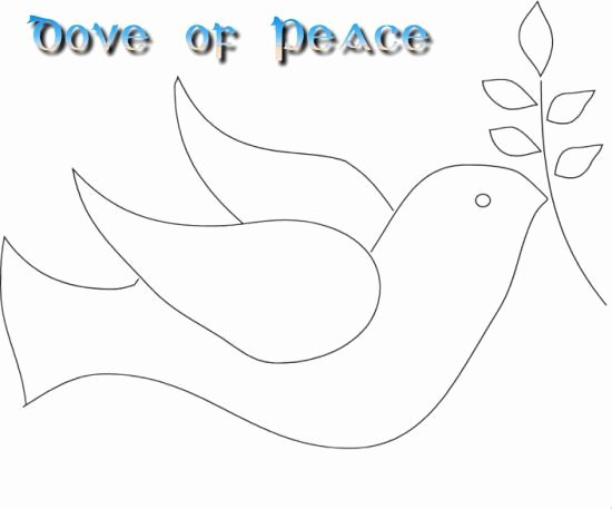 Free Printable Dove Template Best Of Printable Doves Of Peace