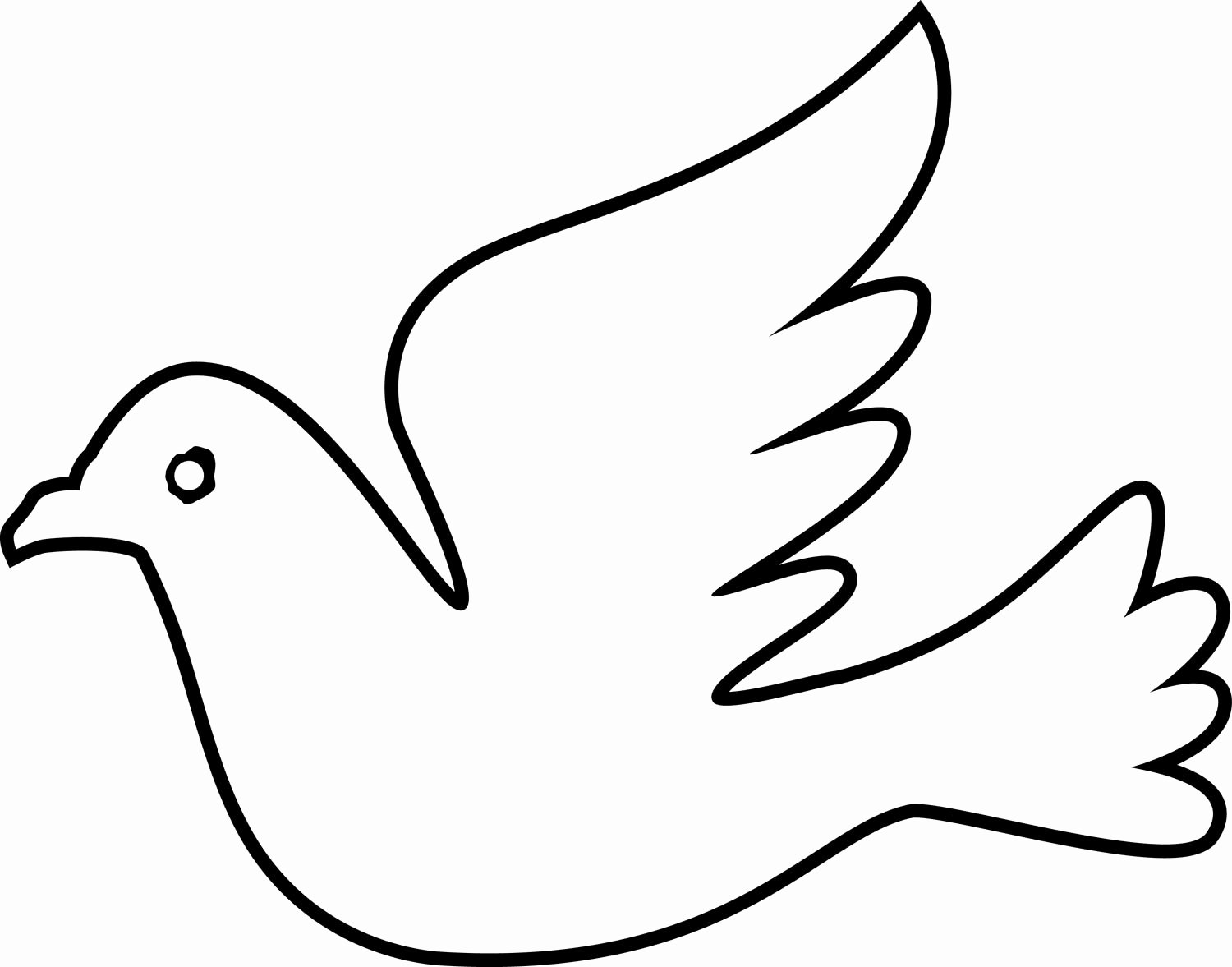 Free Printable Dove Template Fresh Dove Coloring Pages Bestofcoloring