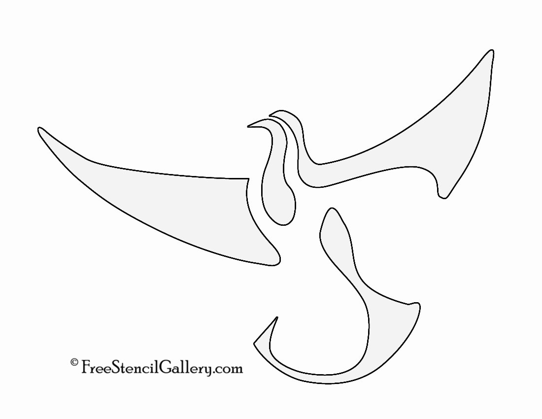 Free Printable Dove Template Lovely Dove Stencil 02