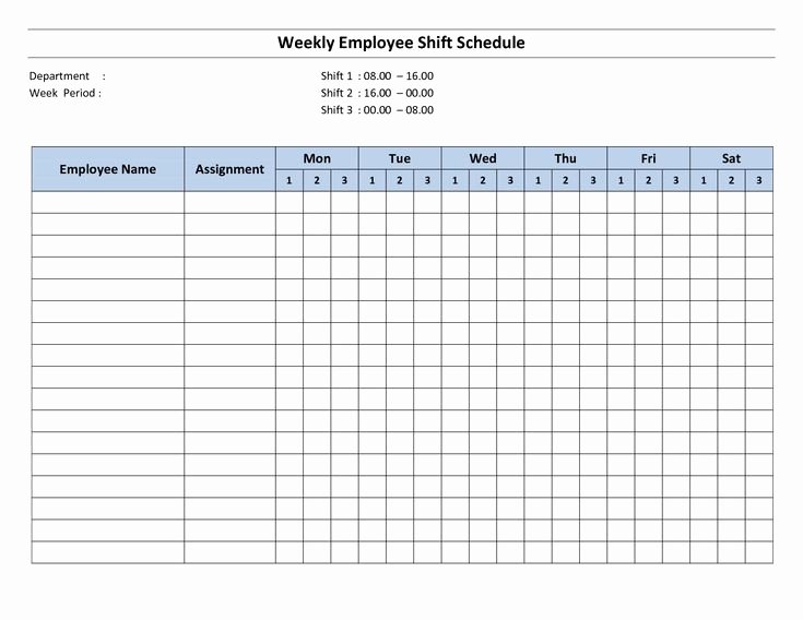 Free Printable Employee Schedule Awesome Free Printable Employee Work Schedules