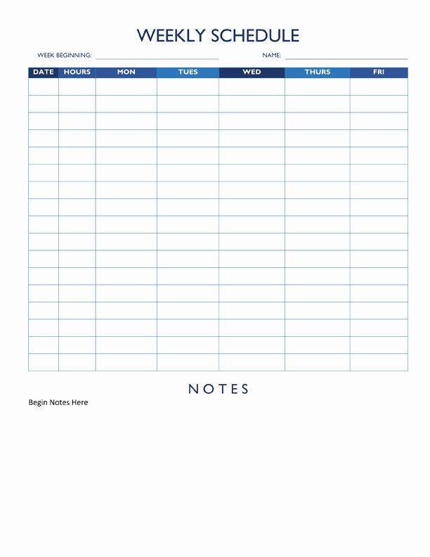 Free Printable Employee Schedule Elegant Free Work Schedule Templates for Word and Excel