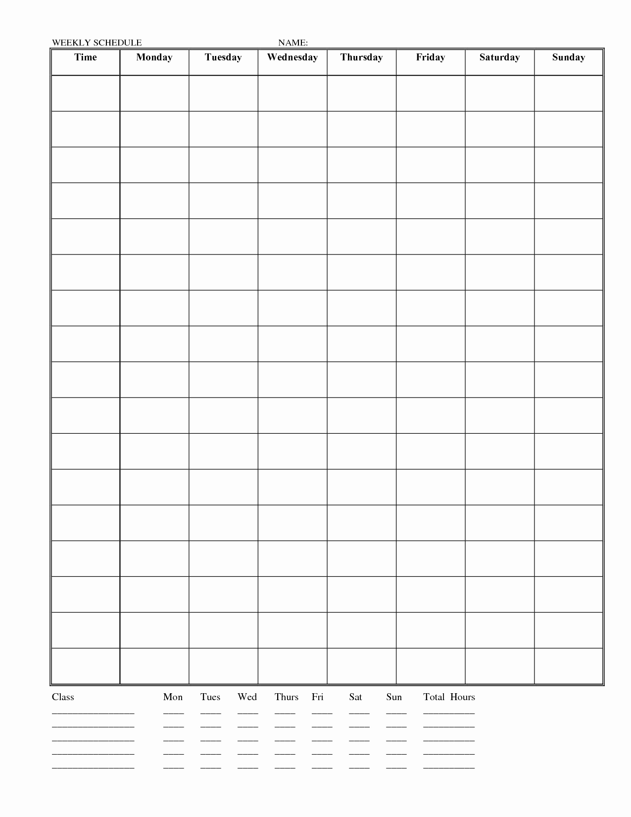 Free Printable Employee Schedule Fresh Printable Work Schedule form Driverlayer Search Engine