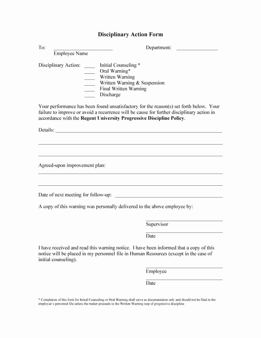 Free Printable Employee Write Up form Lovely 46 Effective Employee Write Up forms [ Disciplinary