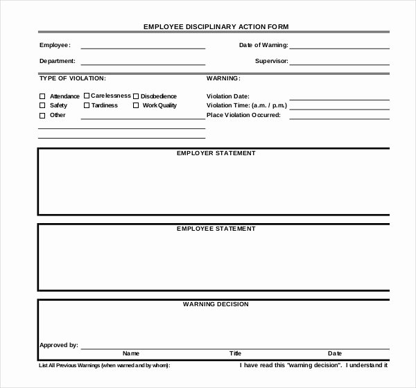 Free Printable Employee Write Up form Luxury 10 Employees Write Up Templates Word Pdf