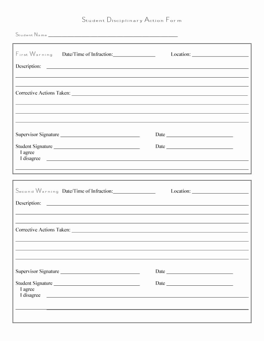 Free Printable Employee Write Up form Unique 46 Effective Employee Write Up forms [ Disciplinary