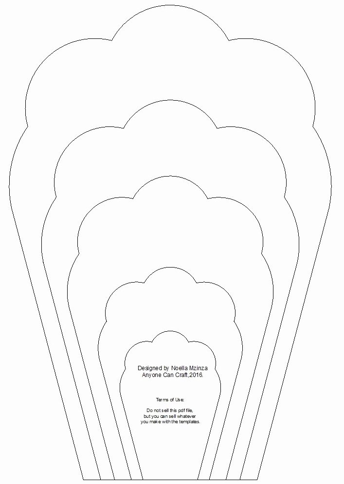 Free Printable Giant Flower Template Best Of 28 Of Rose Petal Template