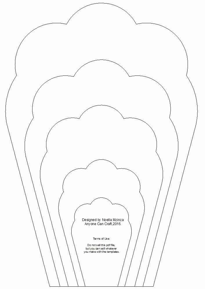 Free Printable Giant Flower Template Best Of 28 Of Rose Petal Template