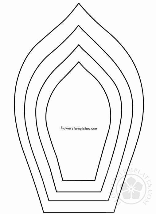 Free Printable Giant Flower Template Best Of Flower Petal