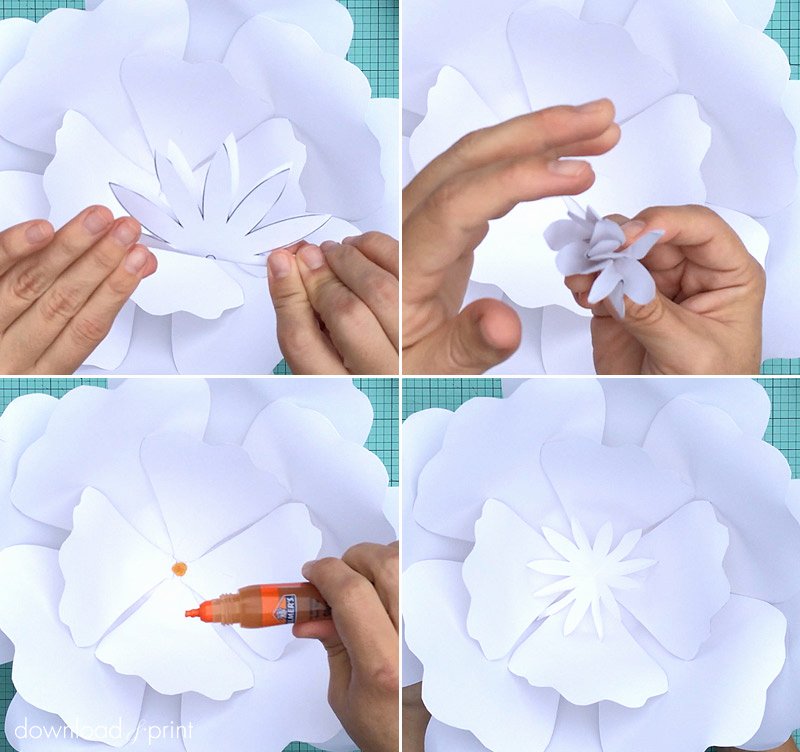 Free Printable Giant Flower Template Elegant How to Make Giant Paper Roses Plus A Free Petal Template