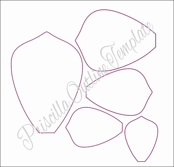 Free Printable Giant Flower Template Inspirational Easy Paper Flowers Diy Giant Flower Templates