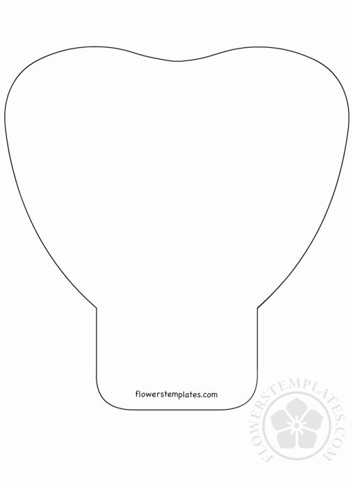 Free Printable Giant Flower Template New Flower Petal