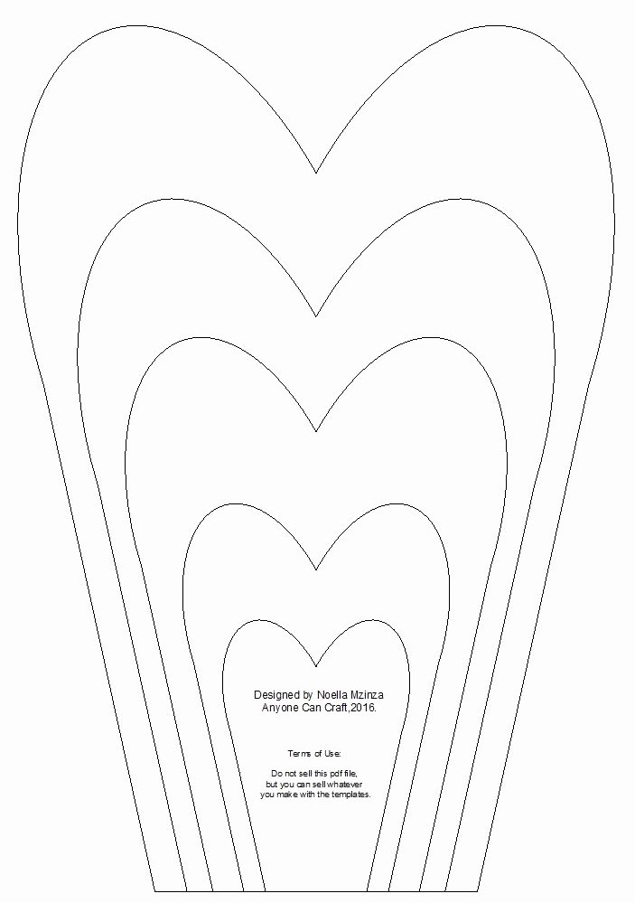 Free Printable Giant Flower Template Unique Flower Petals – Anyone Can Craft