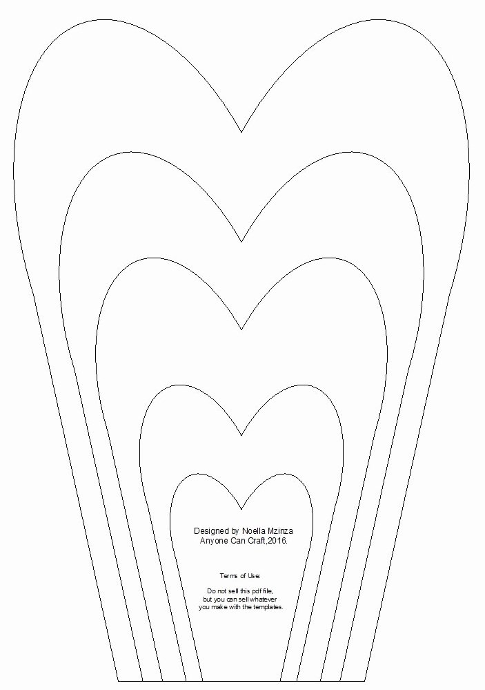 Free Printable Giant Flower Template Unique Flower Petals – Anyone Can Craft