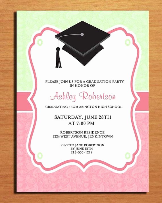 Free Printable Graduation Name Cards Luxury Free Printable Graduation Party Invitation Template