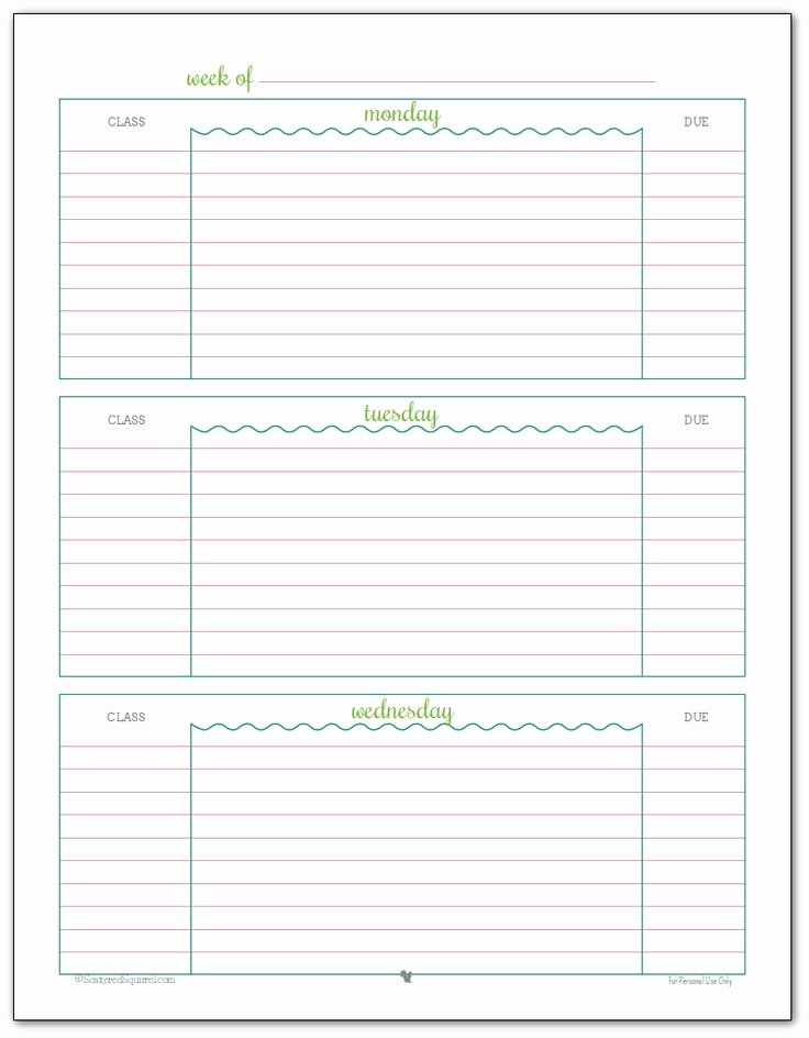 Free Printable Homework Planner Beautiful Best 25 Homework Planner Printable Ideas On Pinterest