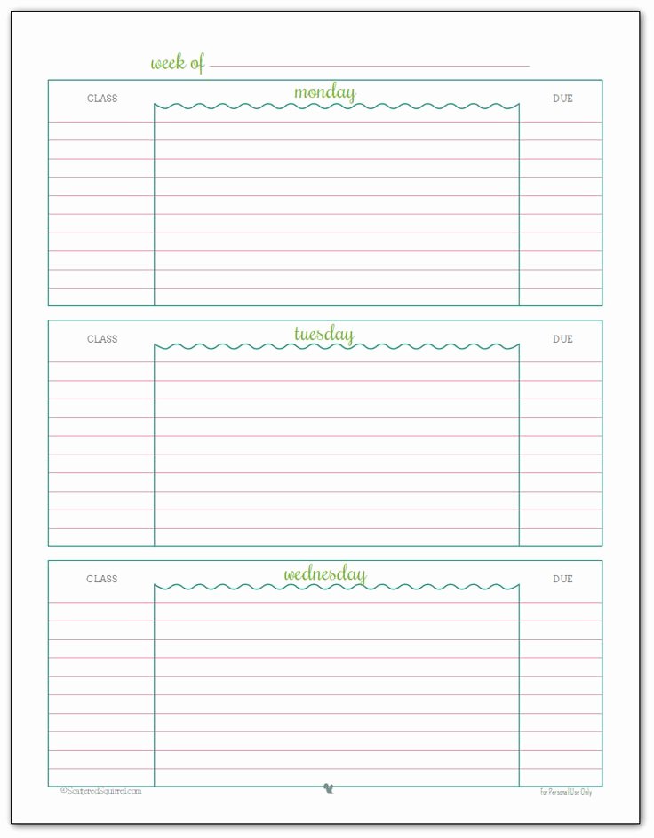 Free Printable Homework Planner Beautiful Best 25 Homework Planner Printable Ideas On Pinterest