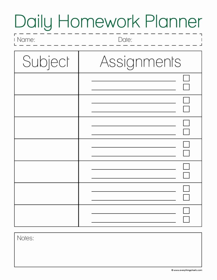 Free Printable Homework Planner Best Of 25 Bästa Homework Planner Printable Idéerna På Pinterest