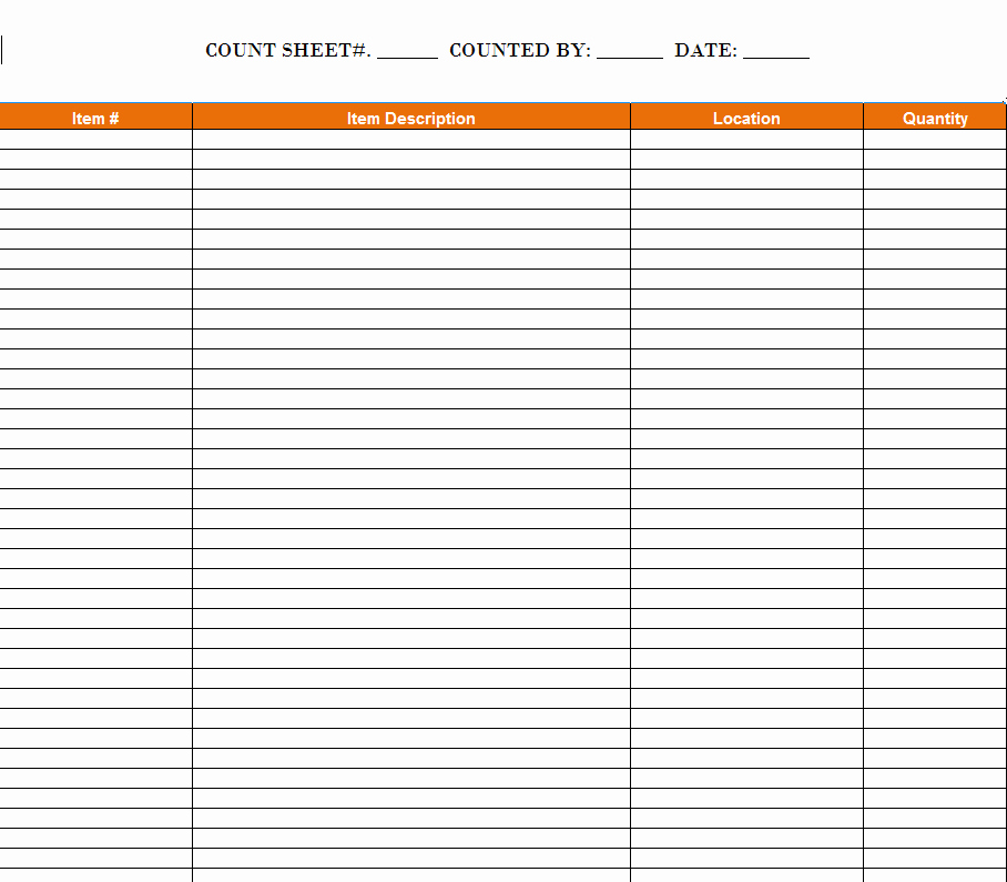 Free Printable Inventory Sheets Best Of Free Printable Inventory Sheets